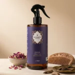 Spray parfum d'ambiance et linge Sérénité Orientale rose & oud 500ml – Belmés Profissional, usage hôtels spas riads