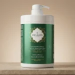 Flacon shampoing nourrissant Belmés Profissional à l'huile d'argan beurre de karité et protéine de riz – soin capillaire naturel professionnel